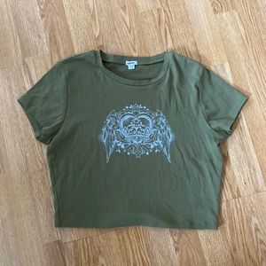 5 for $20! Garage Short Sleeve Crop Top